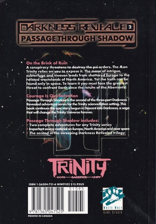 Trinity - Passage Through Shadow (B Grade) (Genbrug)
